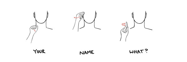 Image - Sign Language: Your Name What?