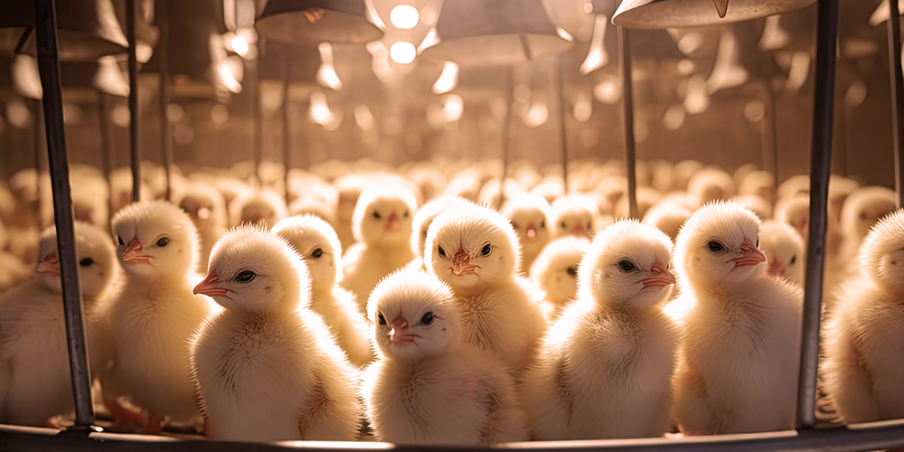 Small chickens in a big hatchery